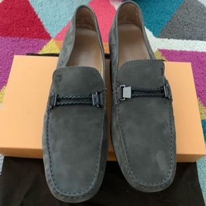 Men’s TODS Gray Nu buck suede..UK size 10.5